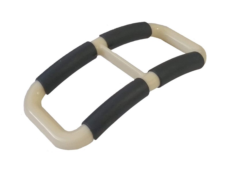 Stander Handy Handle Lift Assist Device for Elderly and Disabled Patient Standing Aid for Handicapped Ivory with Rubber Grip